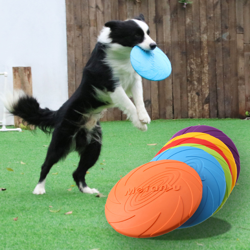 Flying Disc Dog Training Toy - Interactief siliconen vliegend schijfje speeltje voor