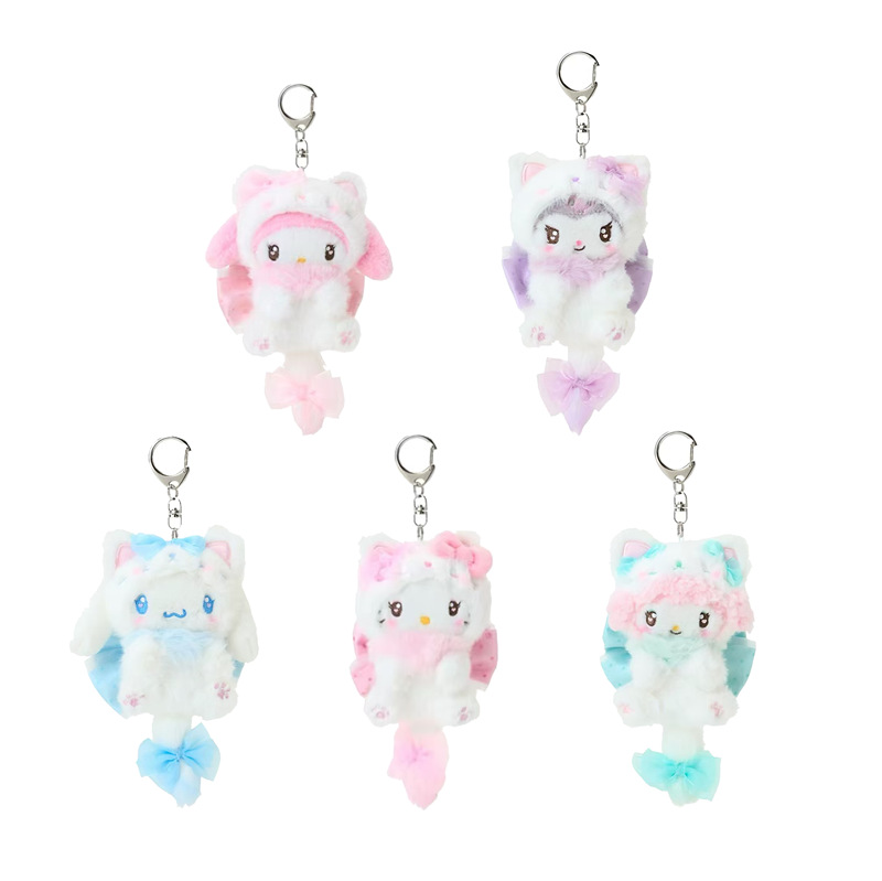 Cat Toys - Hello Kitty Cream Cat Bowknot Kostuum
