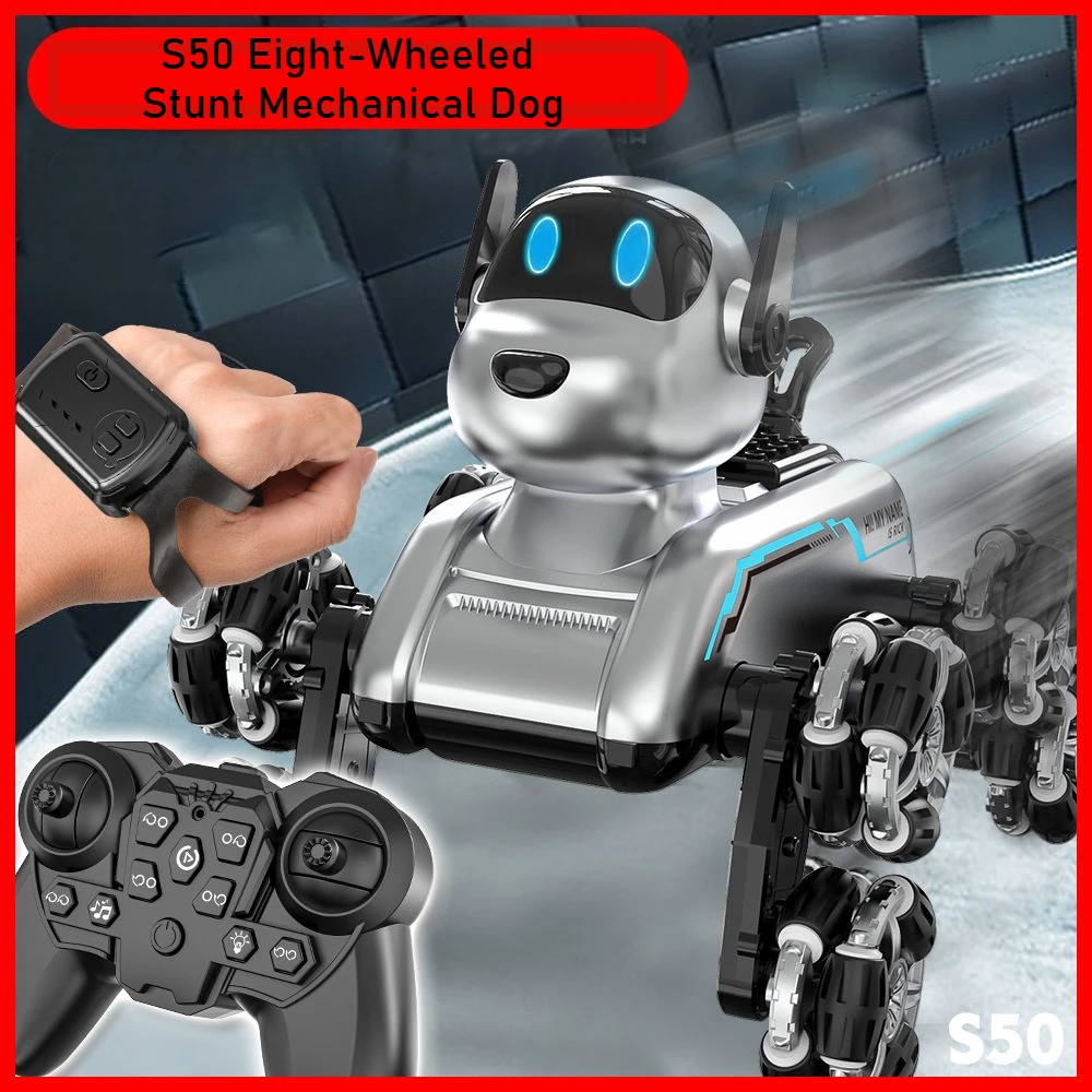 Dog Toys - S50 Intelligente Robot Hond Gebaargevoelige Vormverhogende