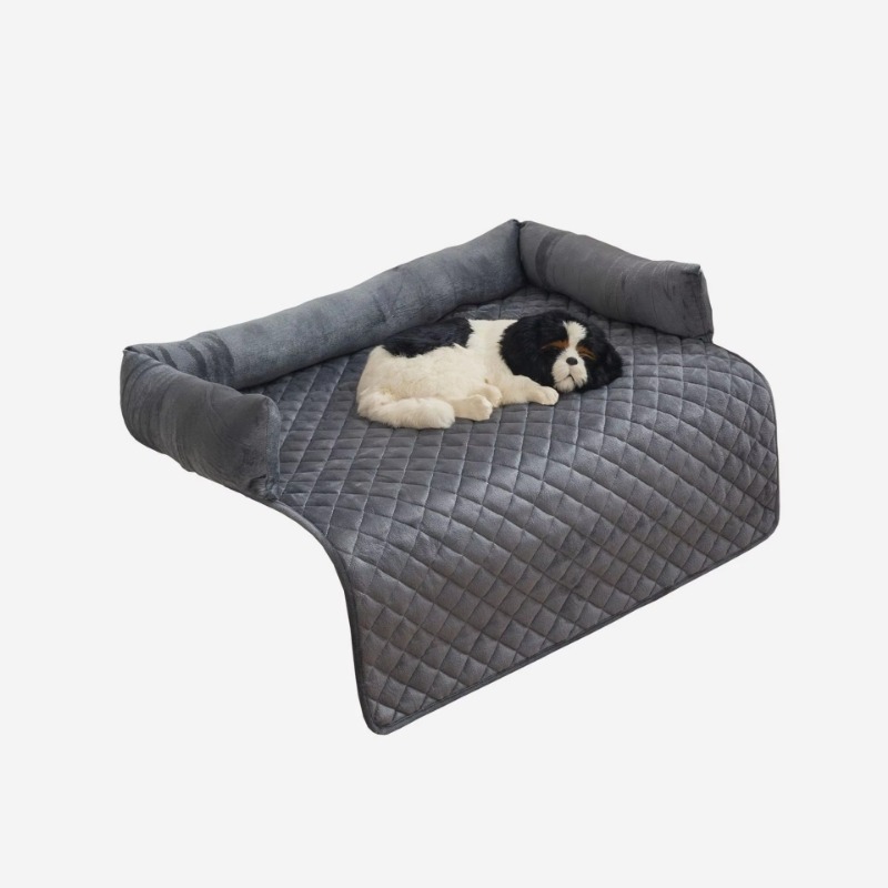 Pet Beds - Groothandel fabrikanten vierkant pluche kussen effen
