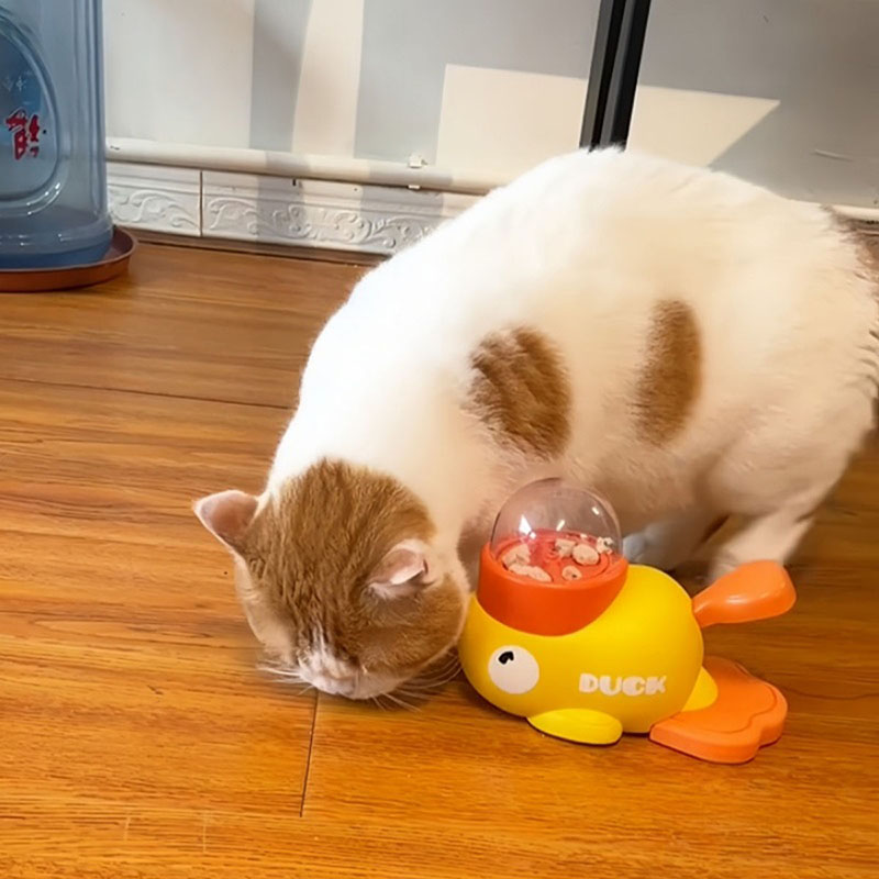 Gele eendvormige interactieve  - Dog Puzzle Feeder Toy recensie en prijs