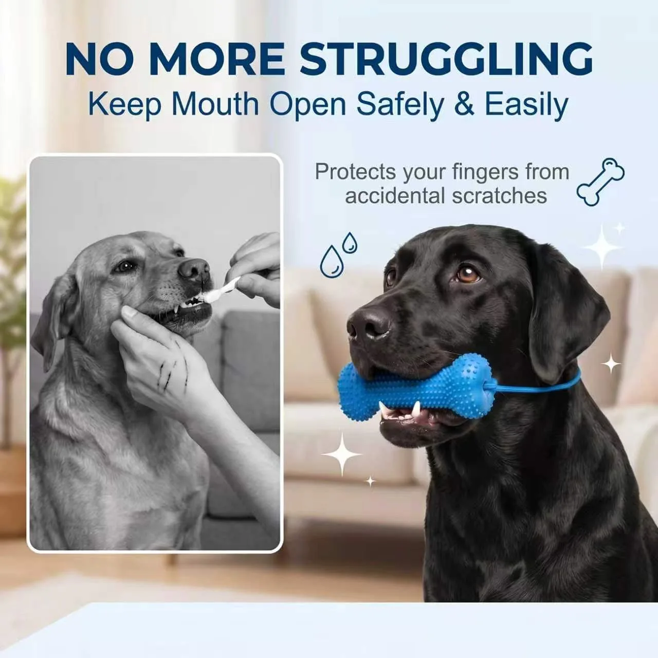 Herbruikbaar kauwspeeltje voor - Teeth Cleaning Dog Chew Bone recensie en prijs