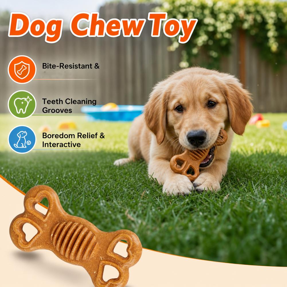 Onverwoestbaar kauwspeeltje vo - Teeth Cleaning Dog Chew Bone recensie en prijs