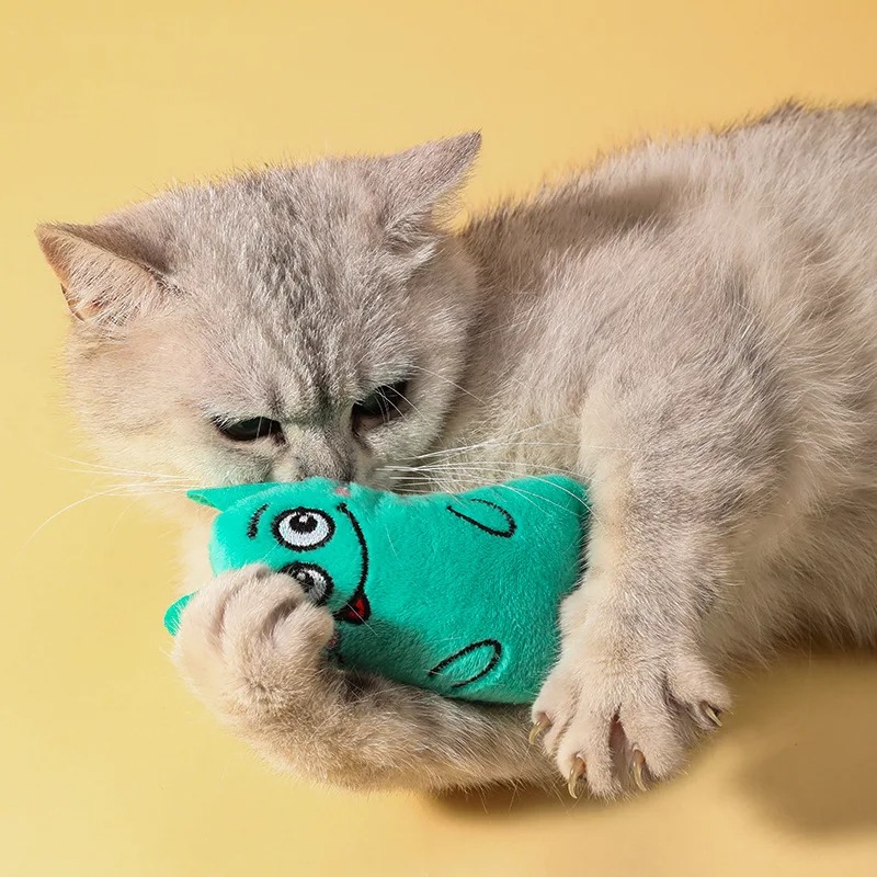 Leuke kattenspeeltjes, grappig - Catnip Interactive Plush Mouse recensie en prijs